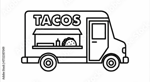 Delicious tacos served fresh from a vibrant food truck, delighting customers with quick, flavorful street eats.