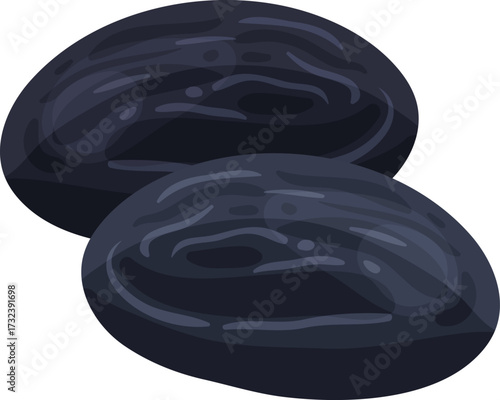 vector illustration of blueberry