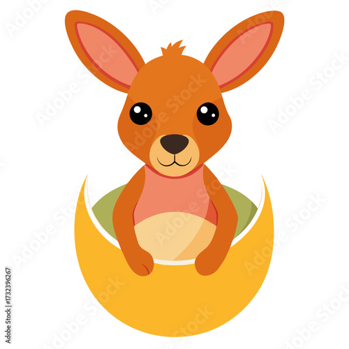 kangaroo with baby