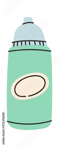 Glue container hand drawn element