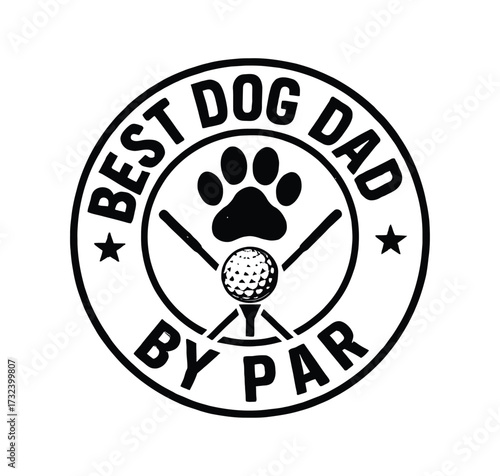 Best Dog Dad By Par