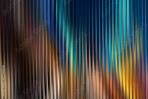 Multicolor Ribbed Gradient Abstract Texture