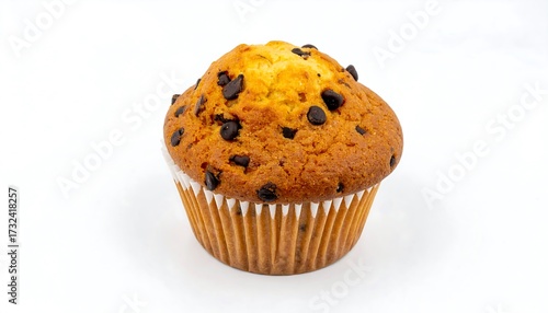 Single chocolate chip muffin