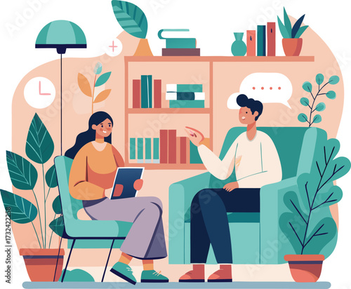 Professional Mental Health Counseling and Psychological Therapy Session