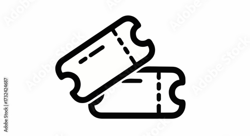 Two tickets icon