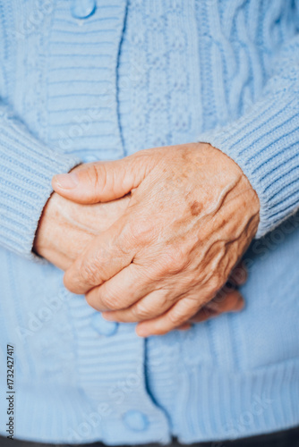 old woman hands