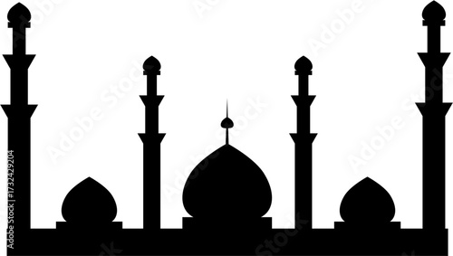 taj mahal silhouette