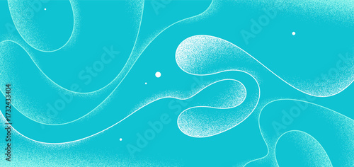 Curvy relaxing lines vector abstract background, creative concept of sea and ocean waves on a shore, calming shapes of waves over the sand wallpaper.