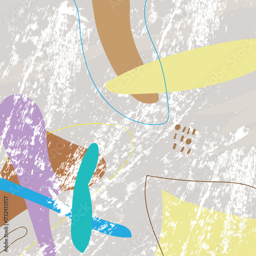 design vector cover, background, wallpaper with brush style