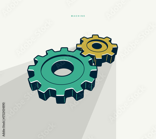 Engineering machine concept...
