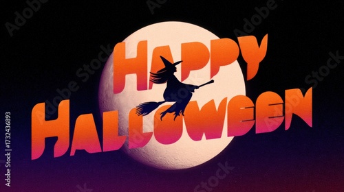 Halloween celebration night sky graphic design spooky atmosphere