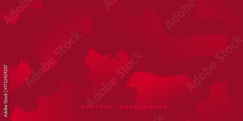 Vibrant, modern red background with bold, expressive abstract watercolor brush strokes and dynamic texture.