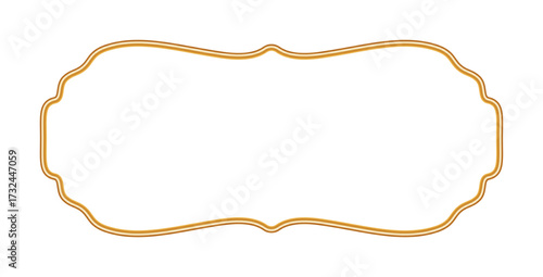 Golden ornamental 3d frame. Oriental style Islamic windows, Indian border, decorative element, morocco shapes. Vector illustration for invitation, greeting card, decorative design