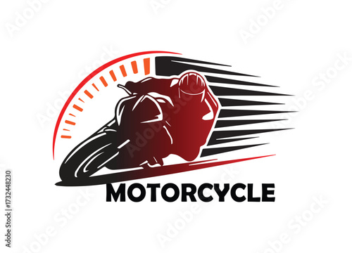 Bike logo design clipart motorcycle template Vector Image