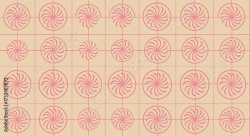Pinwheel-filled grid