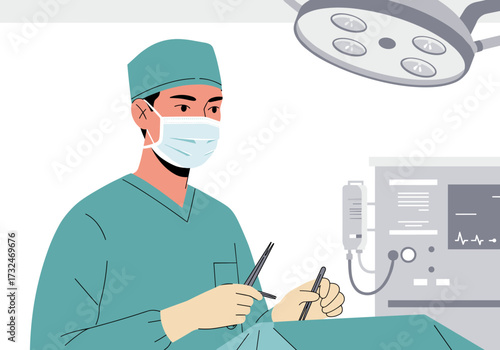 Surgical procedure preparation operating room medical sterile environment health awareness