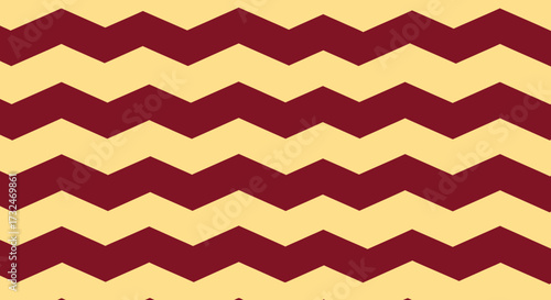 Zigzag repeat with burgundy and beige