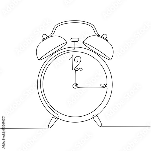 Conceptual deadline desktop still life in editorial flatlay style black on transparent background, represents time pressure for productivity articles or presentations.