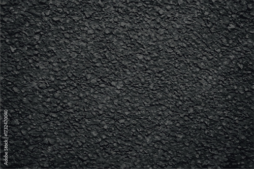 Dark rough asphalt texture background with natural stone details. Perfect for road surface design, construction themes, 3D modeling, architectural projects, game environments, and industrial graphics.