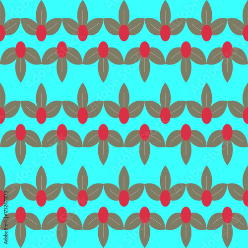 Seamless pattern Floral pattern design digital art colorful background creative graphics vibrant aesthetics