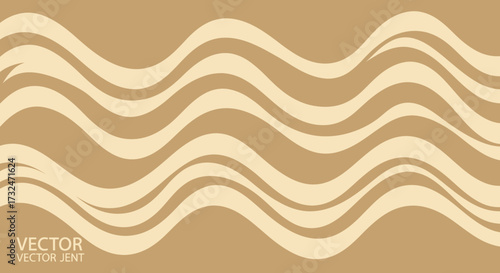 Beige wave pattern