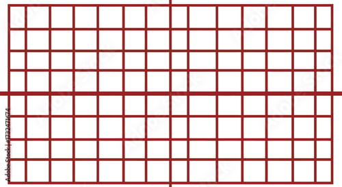 Grid of brown rectangular cells with vertical and horizontal lines