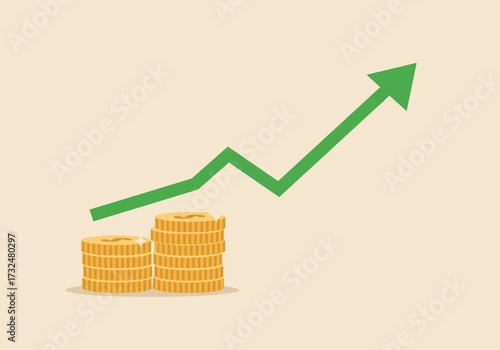 Investing strategies for increasing wealth financial markets infographic business growth overview profit trends
