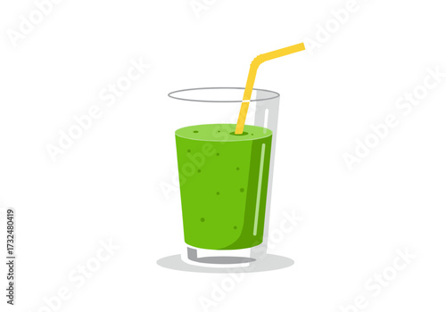 Refreshing green smoothie preparation kitchen vibrant healthy lifestyle