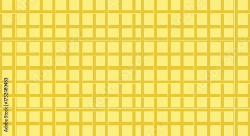 Yellow surface featuring a grid pattern