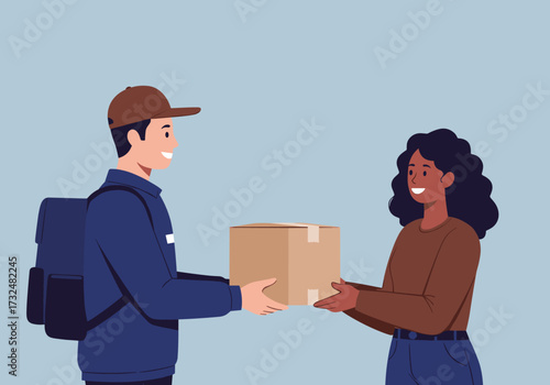 Package delivery interaction urban setting digital friendly environment engaging perspective efficient service