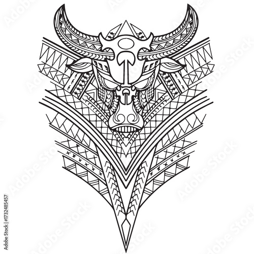 cow tribe  Tattoo