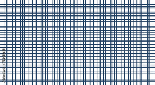Blue grid pattern on white