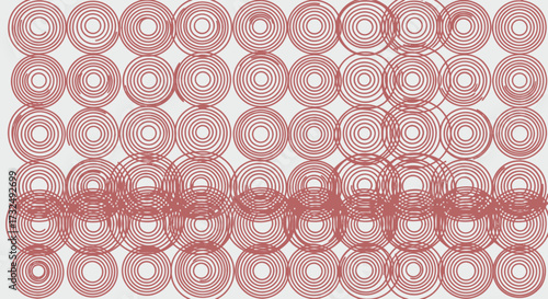 Repeating circle pattern
