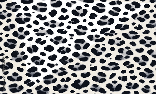 Luxury white leopard fur pattern texture vector with seamless camouflage background ideal for modern textile designs, wallpapers, and fashion apparel.