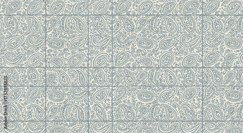 Paisley Pattern Grid