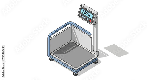 Digital industrial weighing scale for various applications and logistics