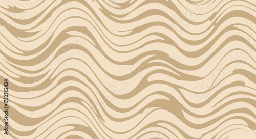 Wavy pattern in beige tones