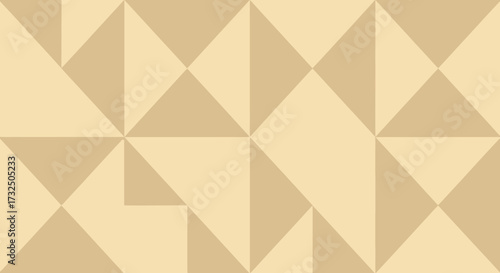 Geometric beige shapes create abstract mosaic