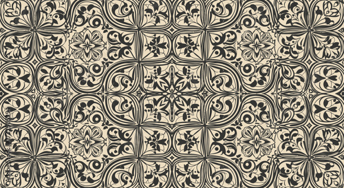 Ornate floral pattern