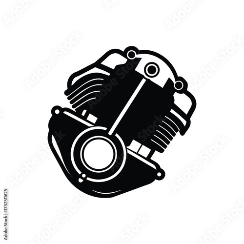 retro camera on white background