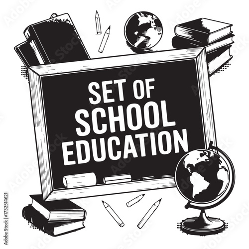 Education Concept Icon: Idea Light Bulb Over Open Book Vector
