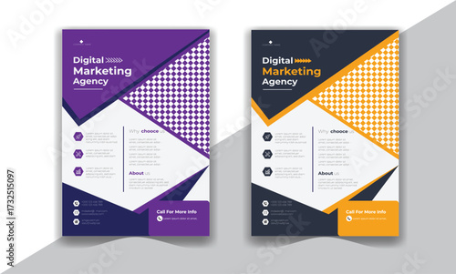 Corporate Business Flyer Design For Company Advertisement And Promotion