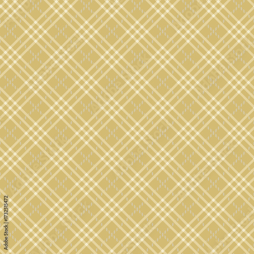 Seamless repeating pattern with diamonds or rhombus or diagonal cellmade of hand drawn for surface design and other design projects