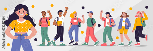 A lively representation of a diverse group of children joyfully celebrating together, showcasing happiness, connection, and the carefree spirit of youth in a playful setting.