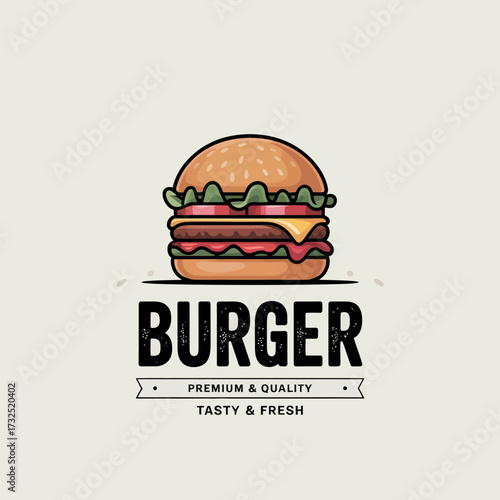 The image presents a classic hamburger topped with lettuce, tomatoes, and cheese on a toasted bun, representing comfort food that is both appealing and satisfying for viewers.