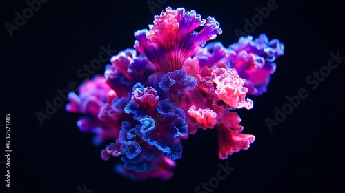 Vibrant Sea Bloom Glows Mysteriously