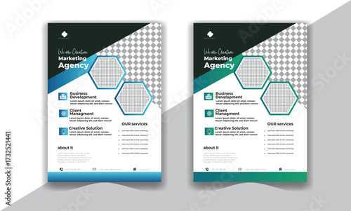 Corporate Business Flyer Design For Agency Marketing And Branding Campaign