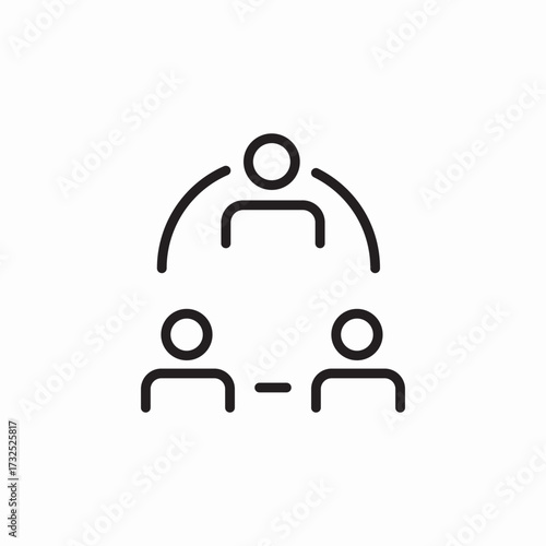 team lead icon sign vector