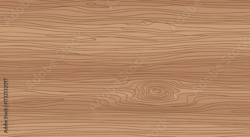 Realistic light brown wood grain texture with a detailed natural pattern, a vector illustration ideal for backgrounds, flooring, or surface design svg.