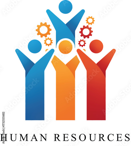 Dynamic illustration of diverse individuals collaborating, symbolizing teamwork, innovation, and technological synergy within a progressive business environment on a transparent background.